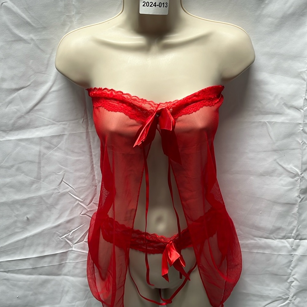 2pc Red lingerie